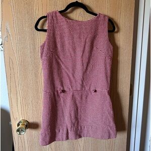 Vintage Plaid Mini Dress